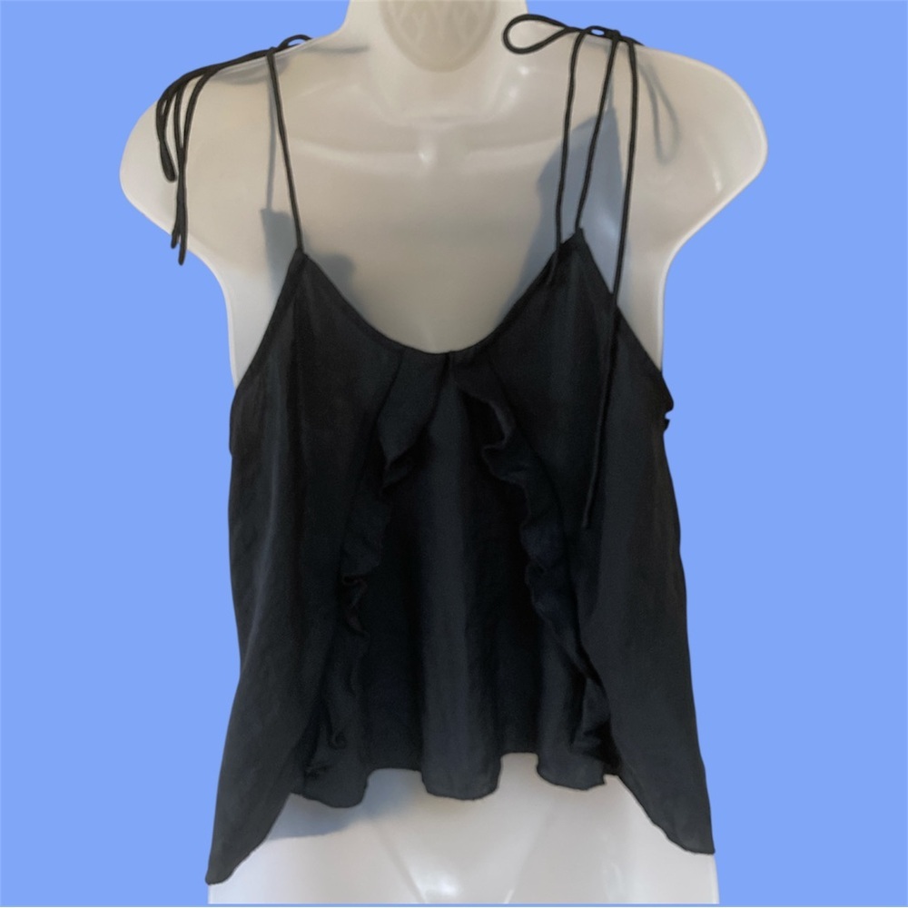 Free People Intimately Could Be Cami Black Tank Small EUC - Picture 3 of 6
